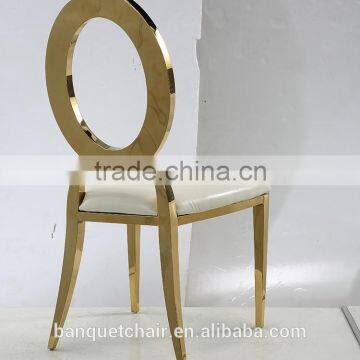 European Fashion Modern Stainless Steel Dining Chair for Sale photo-5