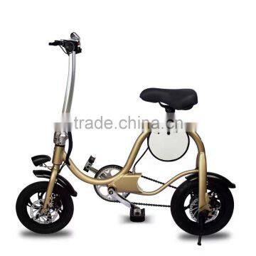 2017 New Arrival Electric Folding Bike, Unique Design High Quality 36V 250W Folding Electric Bicycle For Wholesale photo-4