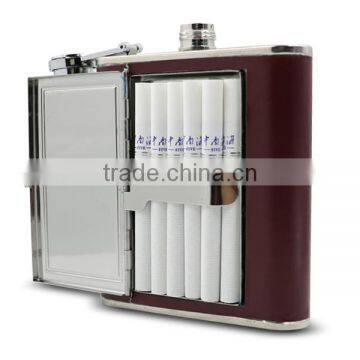 Stainless Steel Wine Bottle , Leather Hip Flasks photo-5