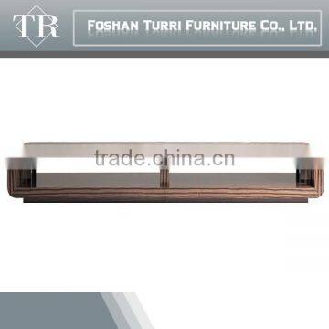 Modern Nature Marble/travertine on Top Wooden TV Stand
