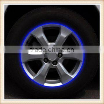 New 16 Strips Wheel Sticker Reflective Rim Stripe Tape Bike Motorcycle Car Tape photo-3