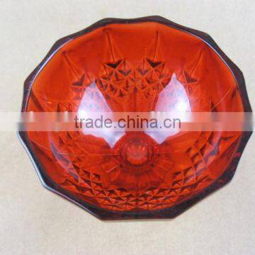Purple Red Glass Bowl photo-2