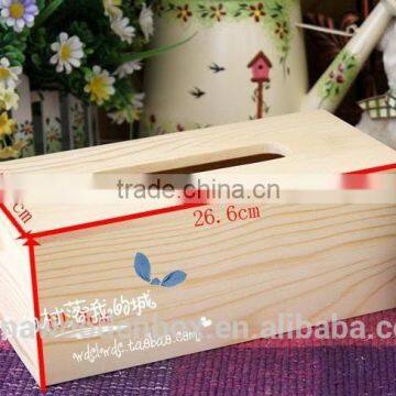 Hot Sell Wooden Natural Tissue Box photo-2