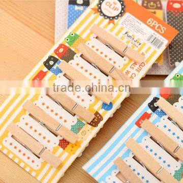 Lovely Wooden Memo Clip,photo Clip photo-3