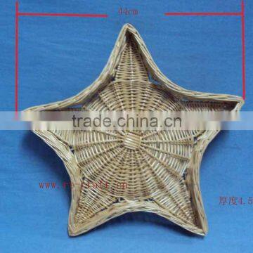 2016 New Sample Handmade Large White Woven Wicker Stars photo-3