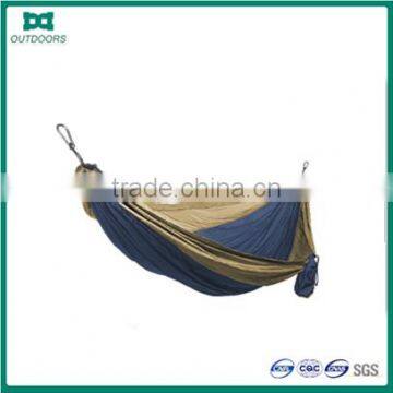 Cheap Double Nylon Garden Hanging Folding ripstop hammock