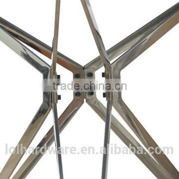 New Model Living Room Furniture,Stainless Steel Coffee Table With Tempered Glass Top photo-4