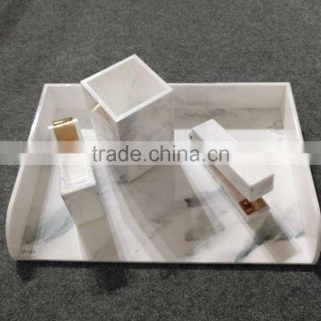 High Quality Handmade Marble Acrylic Office Supplies and Stationery/New Stationery Products