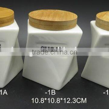 Porcelain Ceramic Storage Jar With Lid photo-5