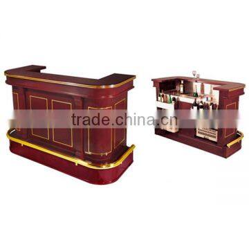 Mobile Bar, Round Edge Bar Cabinet (T-19)