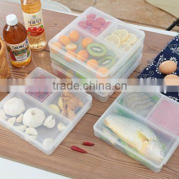 2017 new products transparent plastic food storage box food storage preserving box