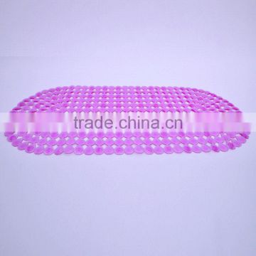 Top grade cross texture pvc coil baby bath mat