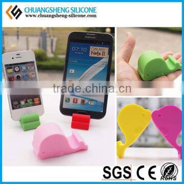 whale shape multiple silicone lazy mobile phone holder