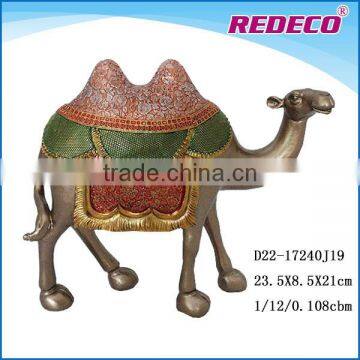 wholesale Resin standing life size camel statue#17240J19