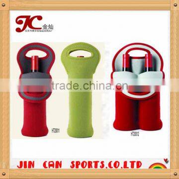 Custom Neoprene single Wine Bottle Cooler Bag