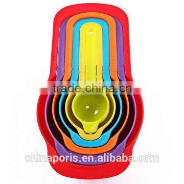 2017 GOOD QUALITY RAINBOW 10PCS MEASURING CUP MEASURING SPOONS photo-2