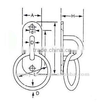 Marine Mooring Ring With Narrow Base photo-6