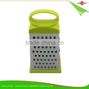 ZY-B11593 2 in 1 Stainless Steel Microplane Zester Grater With Plastic Handle photo-5