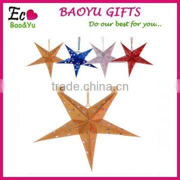 Christmas Tree Decoration Paper Material Hanging Stars Christmas Hanging Ornament&Decoration