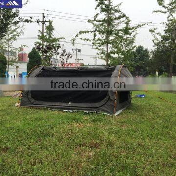 Aluminum frame fire resistance cotton canvas double swag tent