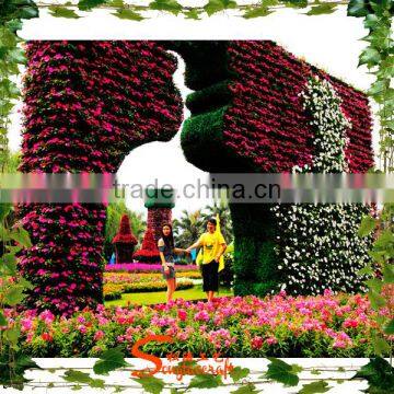 Artificial Grass Hand Topiary Park Decoration Special Shape Ornaments Artificial Topiary photo-3