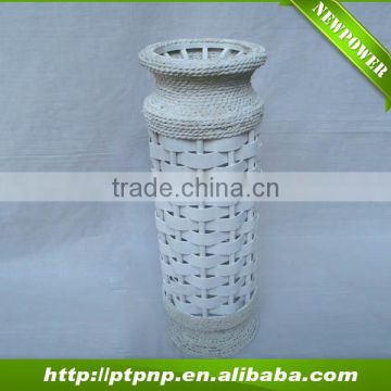 Cheap handmade rattan vase for home and garden