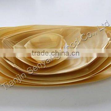 Hot Sell Disposable Party Wood Pine Japanese Wooden Sushi Boat