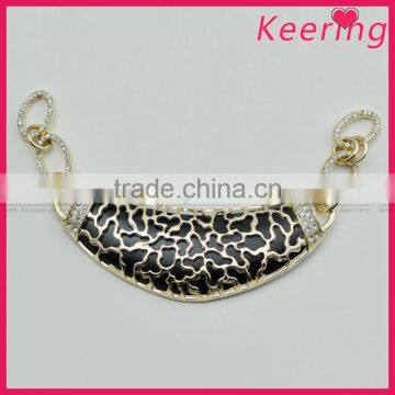 fashion metal neckline with ring use for garments WNLB-029