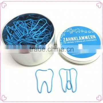 Advertising Tin Box OEM Shape Metal Wire Paper Clips photo-2