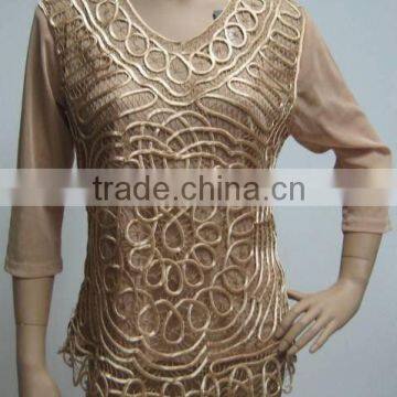 2012 NEW style with beads and embroider