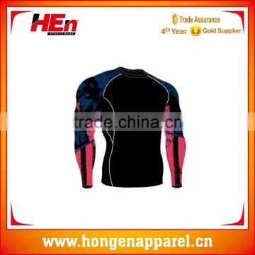 Hongen apparel newest dry fit compression rash guard