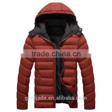Wholesale 2016 Winter Cotton-padded Black Yellow Sports Down Jackets For Winters Men photo-4