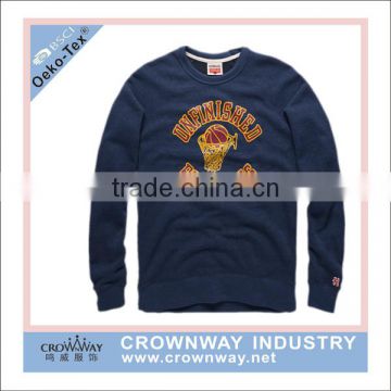 HIgh quality cheap price Mens crew neck sweatshirt with printed pattern