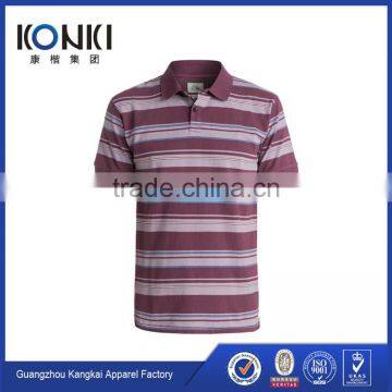 OEM Service Striped Wholesale Polo Shirt photo-2