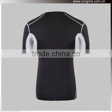 Short Sleeve 3D Full Sublimated Breathable Mesh Compression Shirt Tops and Bottoms,Printed Seamless Shoyoroll Rash Guard photo-2