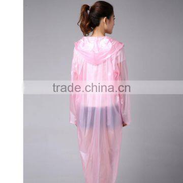 Wholesale Adult Practical 100% PVC Raincoat Fabric