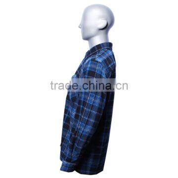 2016 Hot Sale Oem Service Menprinting Plaids Long Style Polar Fleece Jacket photo-2
