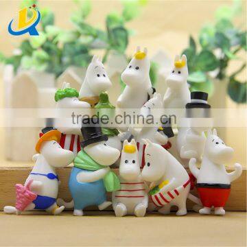 customized cute vinyl Moomin figure Piggy coin bank for kids