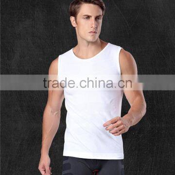New Model Fitness Skinny Bodybuilding Excercise Sleeveless Compression Shirts for Men photo-2