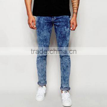 fashion pantlones plain best selling good quality slim jeans