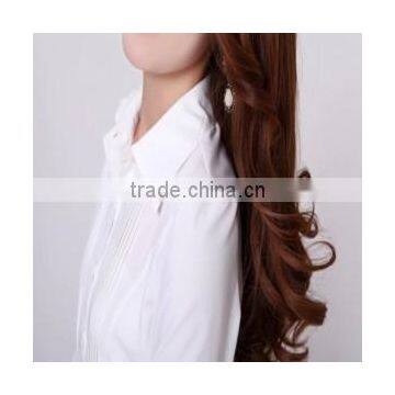 Wholesale White Long Sleeve Ladies Blouses From OEM Factory photo-4
