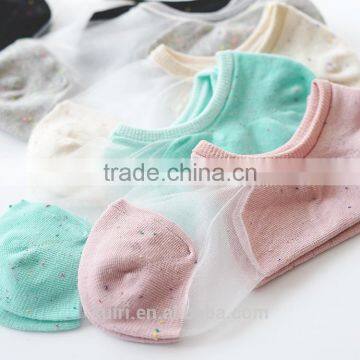WS-29 Lace Crystal Silk Boat Socks Cat Cotton Sexy for Women Short Socks Afterwards Brand Quality Women Socks photo-6