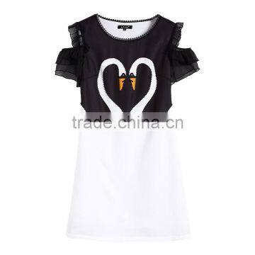 Z&M New Women Latest Fashion Dress Cartoon Dress Sheath Dress photo-5