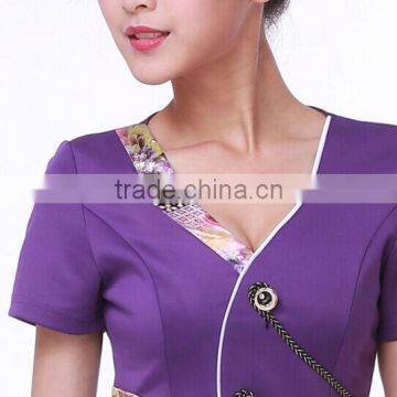 Custom Big Discount Sexy Chantilly Slim-fitting Airline Uniform of Women Wholesale in China photo-3