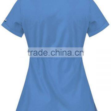 Women's Solid Mock Wrap Top With Side Tie photo-2