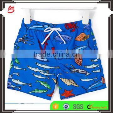 Hot sale Summer little baby boys print swim shorts custom beach board shorts swim trunks wholesale