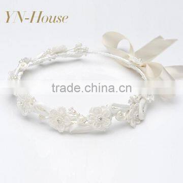 Beautiful Princess Style Headpiece With Flower photo-5