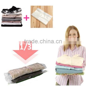 10 pieces Wholesale Price Roll-up Compression Vacuum Saving Storage Bag Seal Compressed Organizer Camp Travel Home Luggage Pack