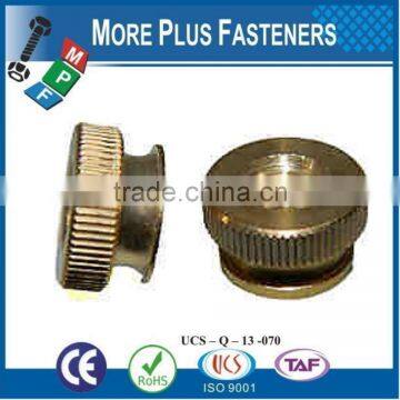 Made in Taiwan Brass Stainless Steel Solid Brass Knurled Thumb Nut photo-5