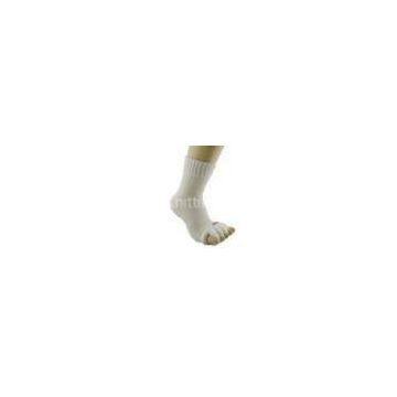 S / M / L / XL White Acrylic Comfy Toes Foot Alignment Socks For Women